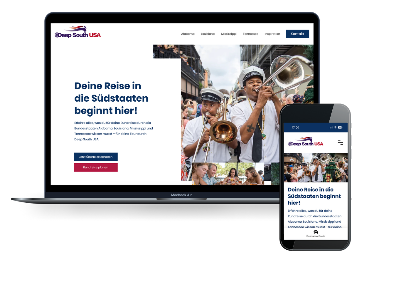 Website Deep South USA