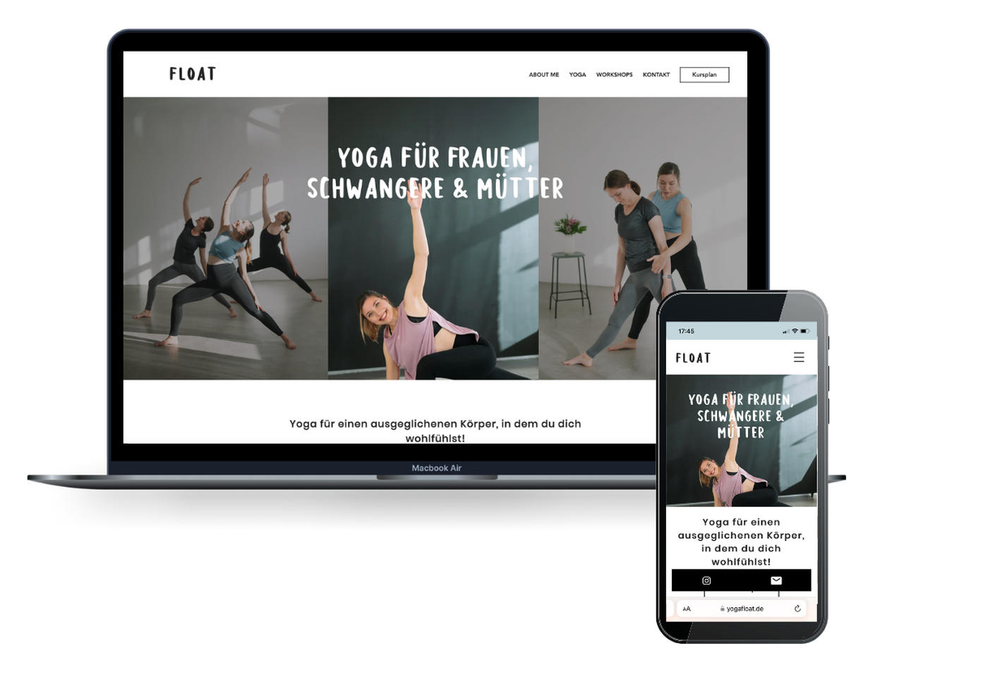Website YOGAFLOAT