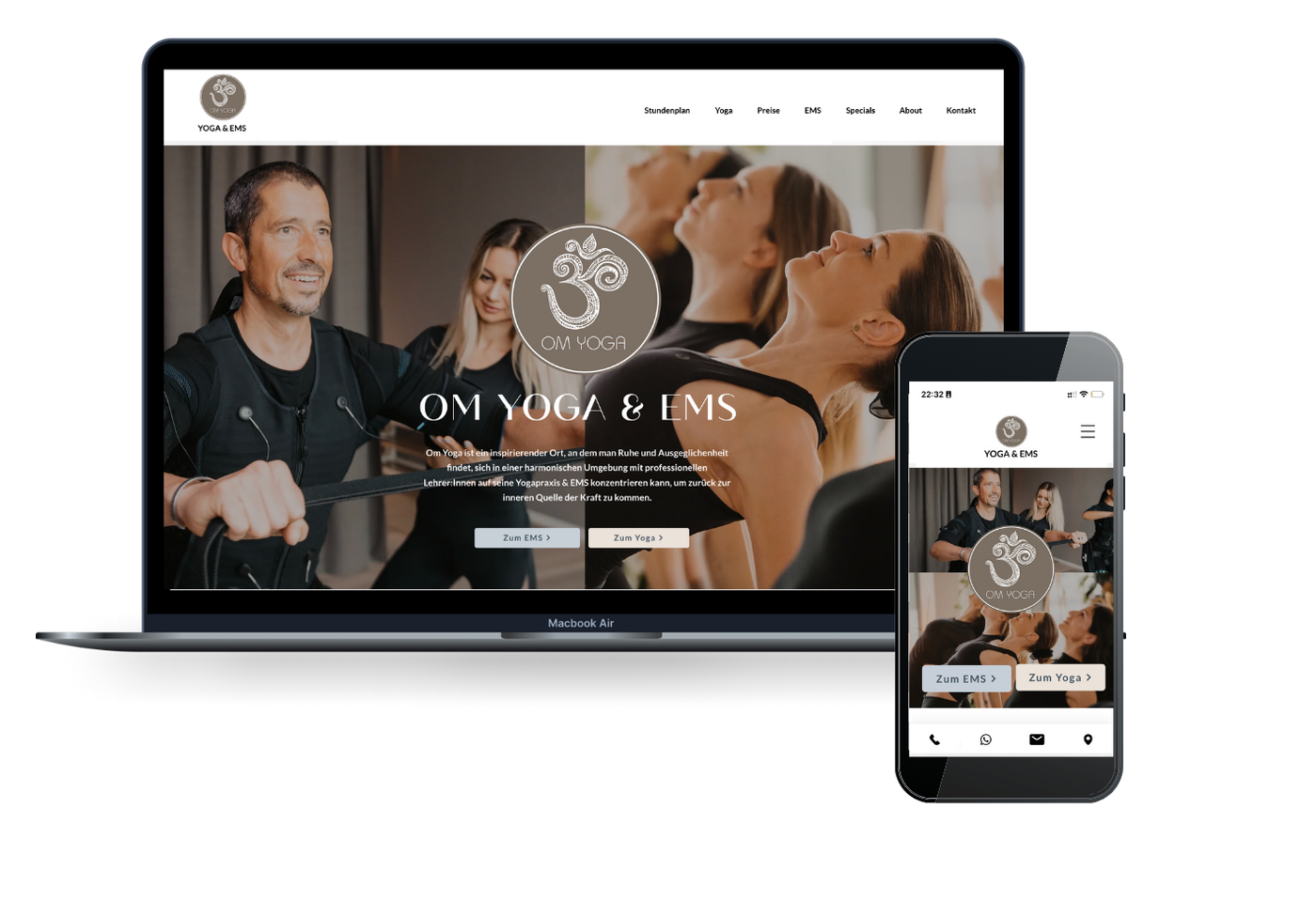 Website Om Yoga